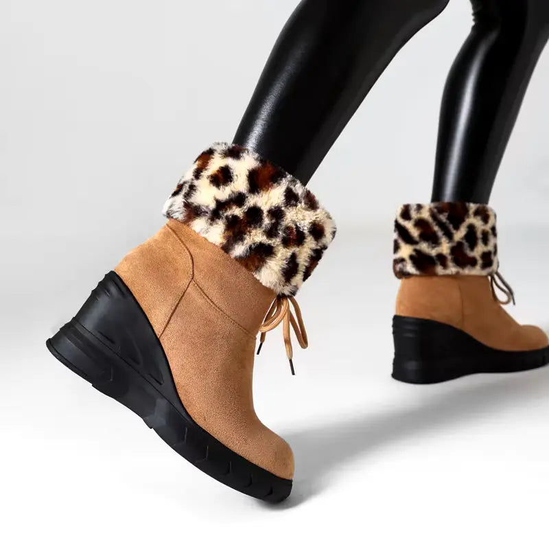 Alison H™ Leopard Foldover Boots