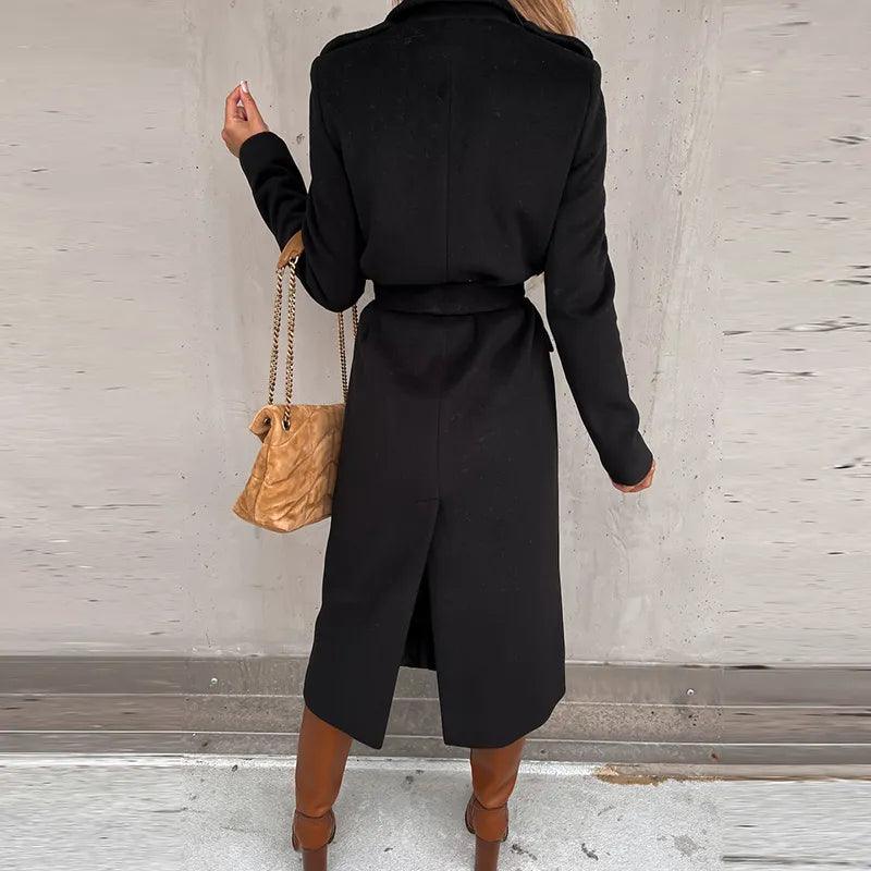 Vintage Women's Long Trench Coat