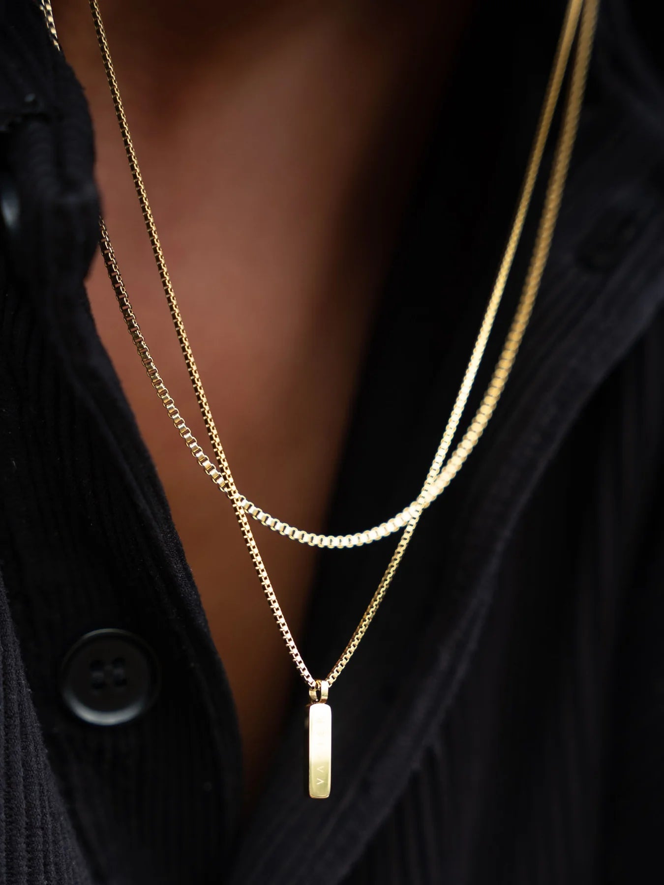 Box pendant Necklace