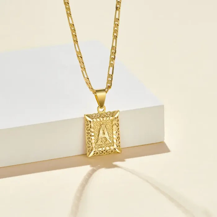 Custom Initial Necklace Pendant