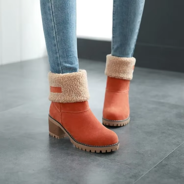 Luisa™ – Stilvolle warme Schneestiefel aus Leder