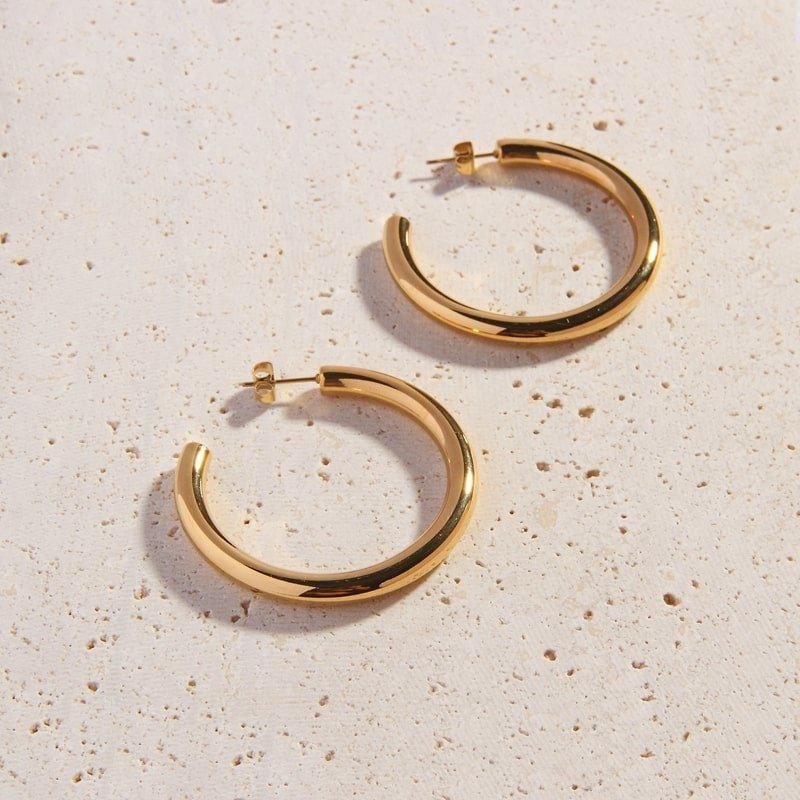 Luxe Cali Hoops Earrings