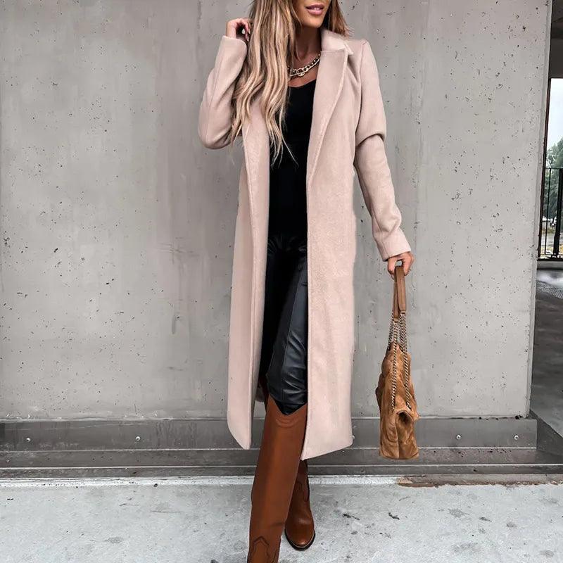 Vintage Women's Long Trench Coat