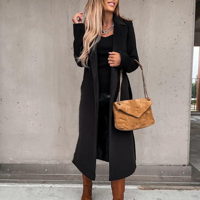 Vintage Women's Long Trench Coat