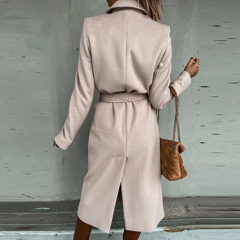 Vintage Women's Long Trench Coat