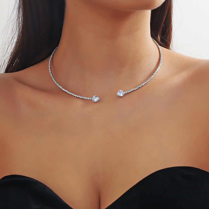 Aurora Heart Choker