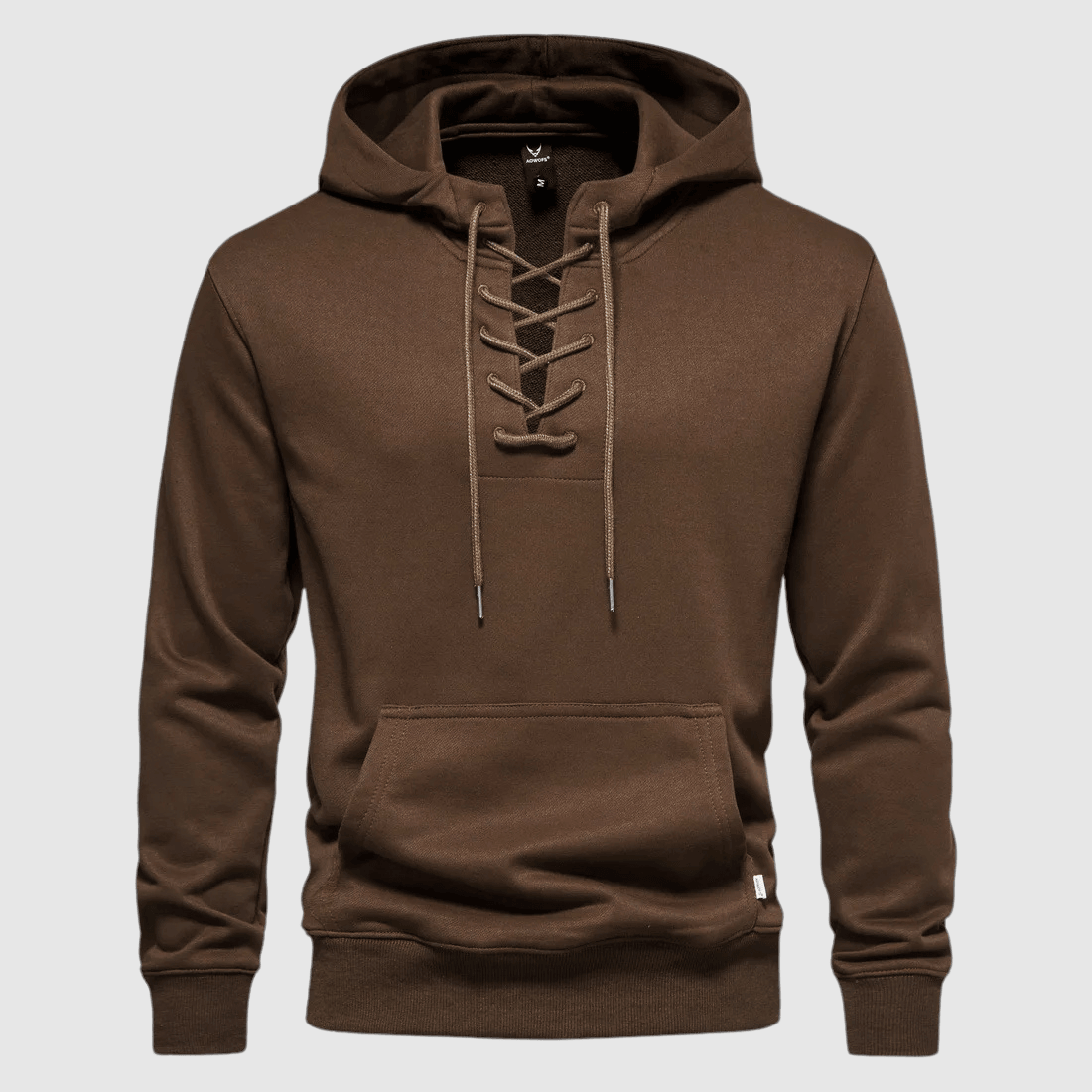 Borealis Cotton Lace-Up Hoodie