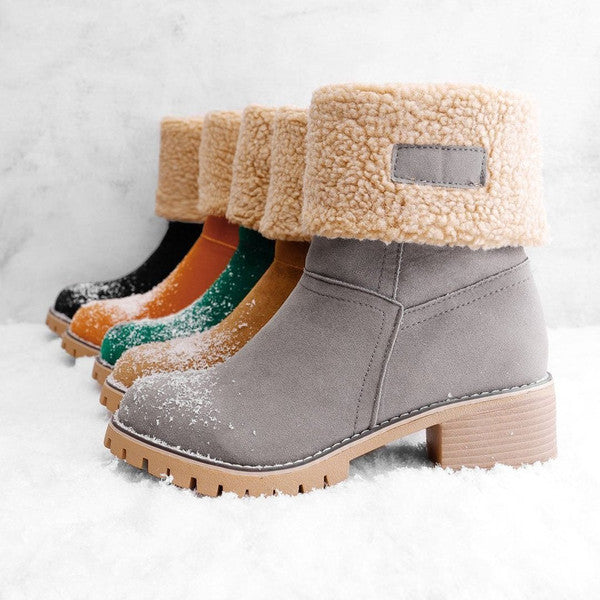 Luisa™ – Stilvolle warme Schneestiefel aus Leder