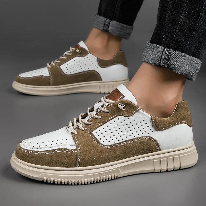 Luxury Genuine Leather Sneakers