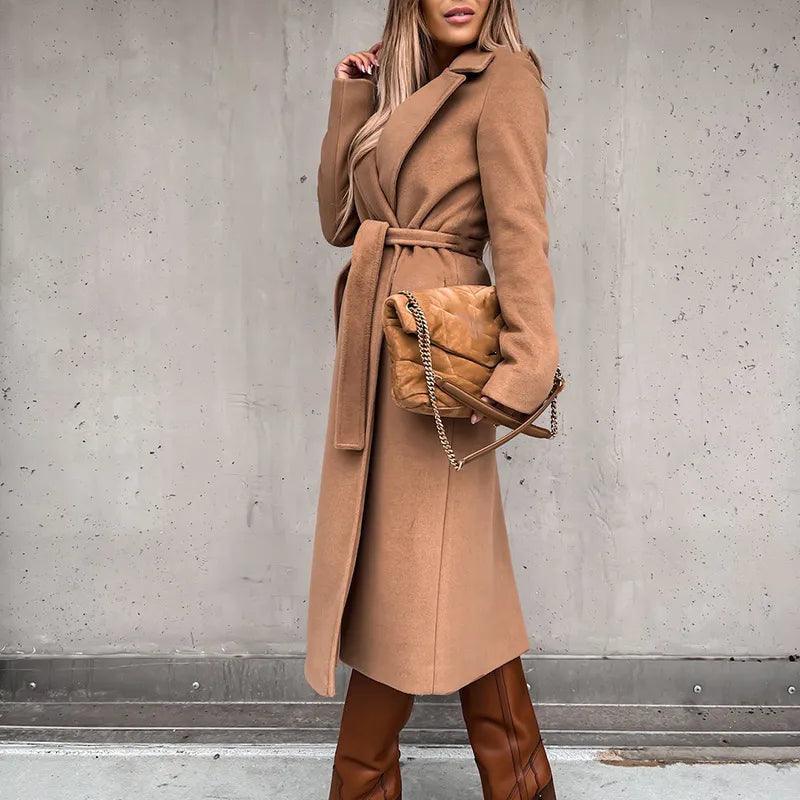 Vintage Women's Long Trench Coat