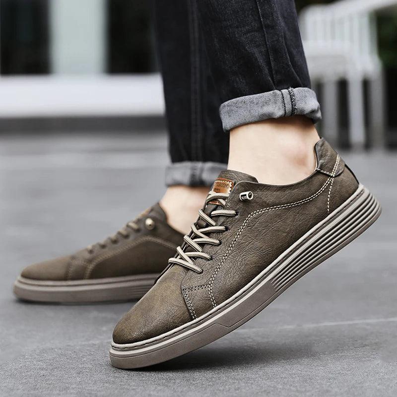 Italian Leather Casual Shoes