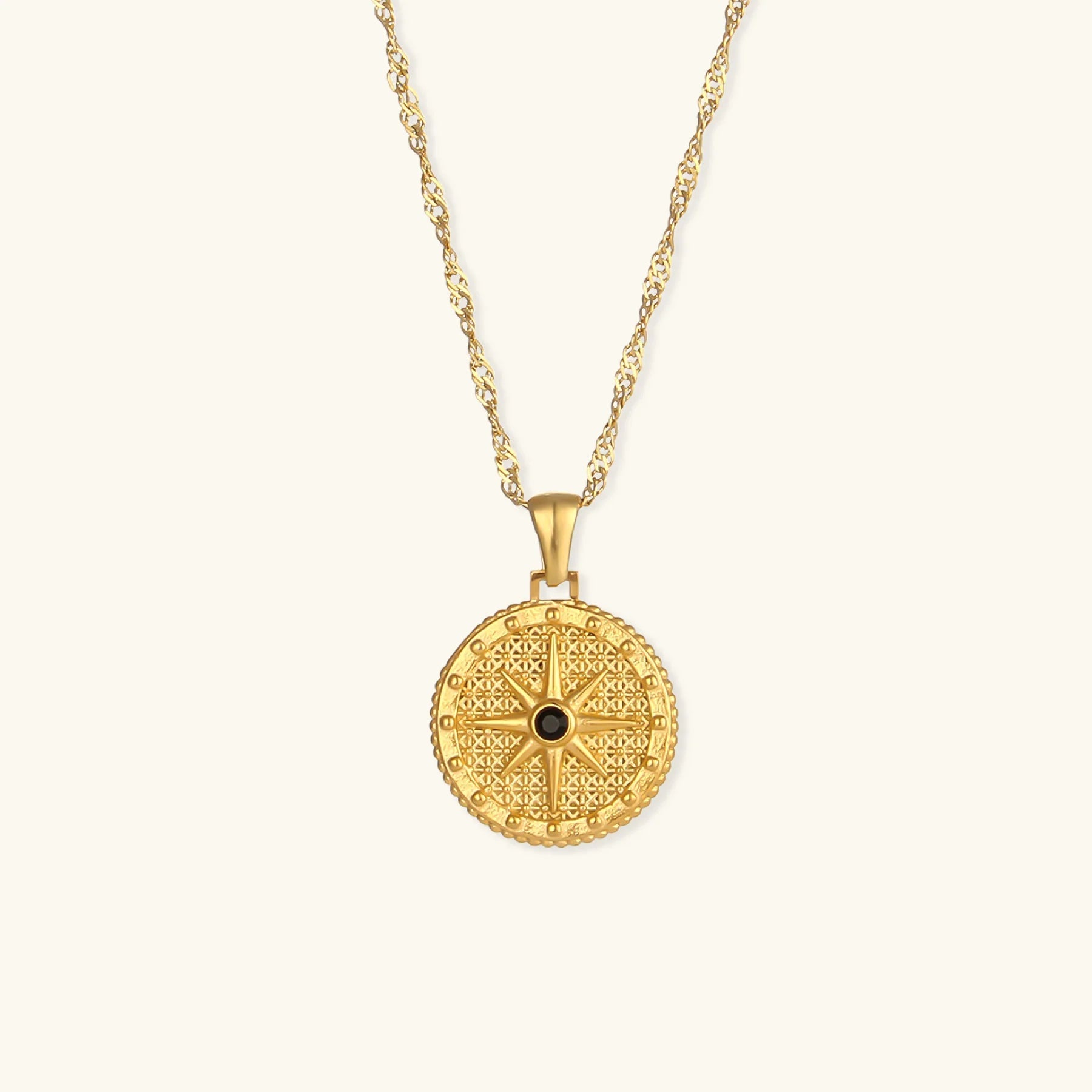 Aurora Compass Necklace