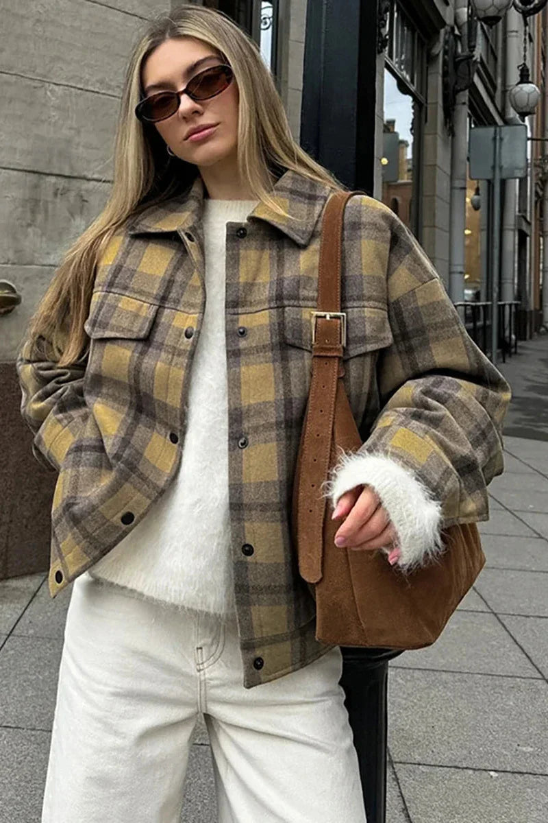 Heritage Plaid Lapel Jacket