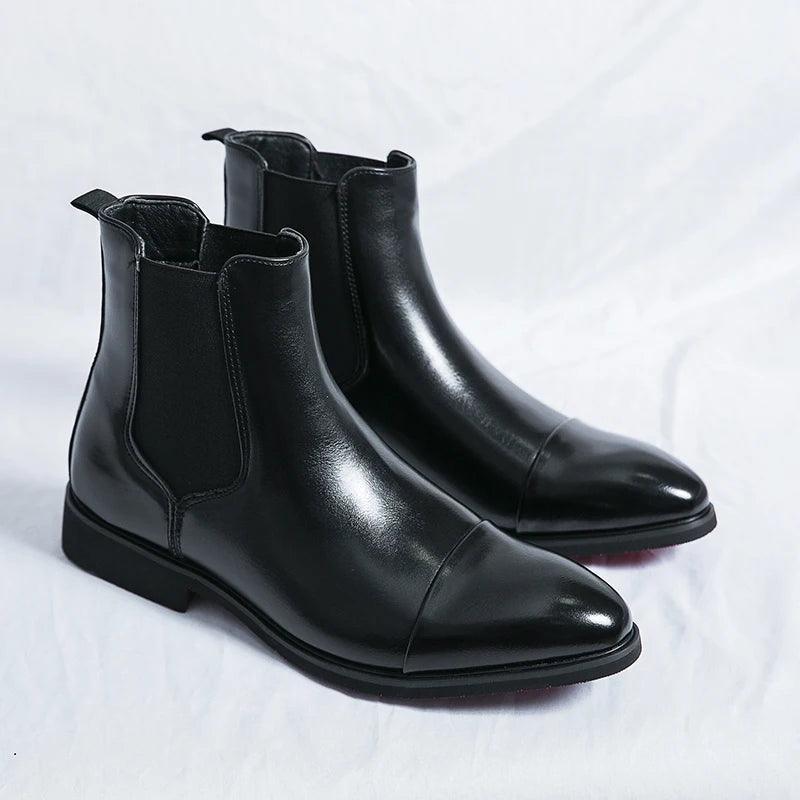 Men's Chelsea Boots Red Sole