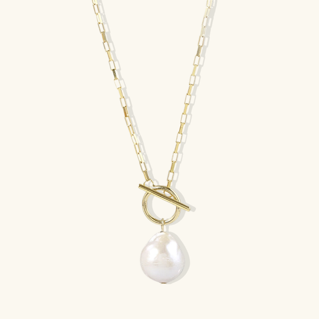 Charm Pearl Necklace