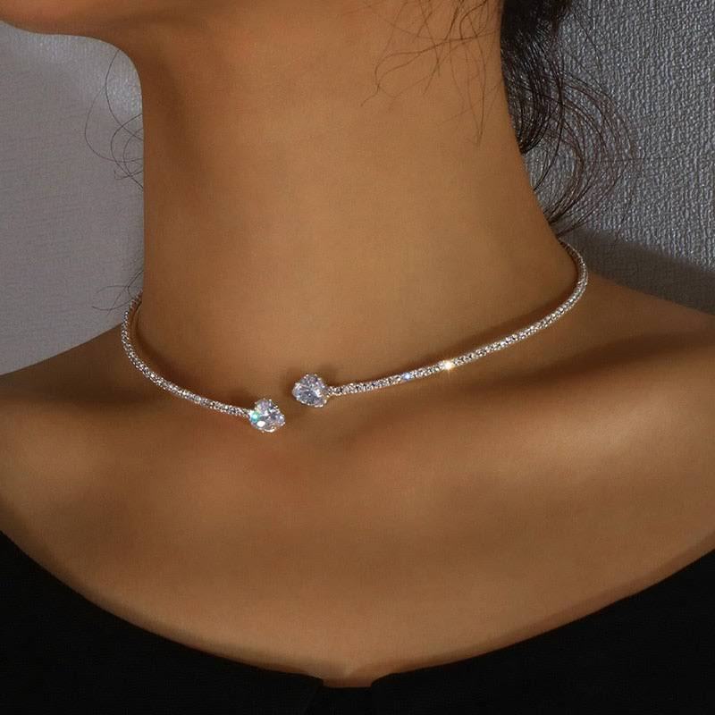 Aurora Heart Choker