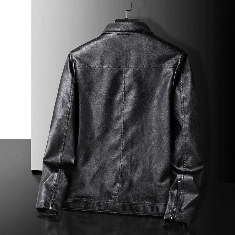 Full Zip Vintage Leather Jacket