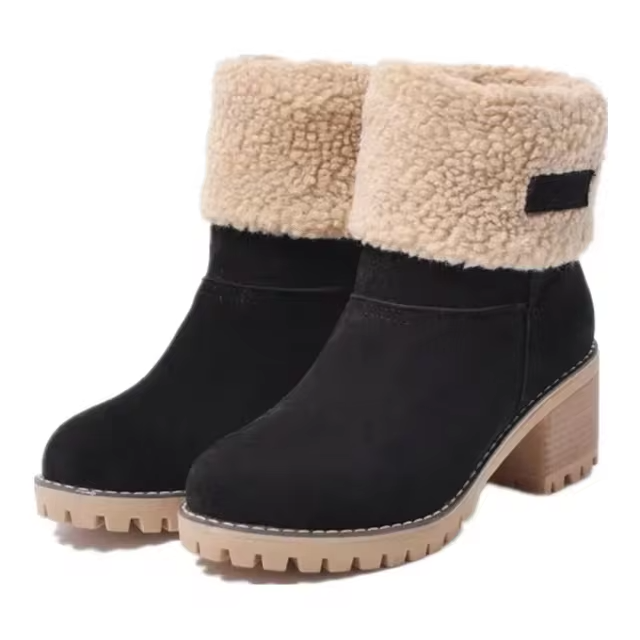 Luisa™ – Stilvolle warme Schneestiefel aus Leder