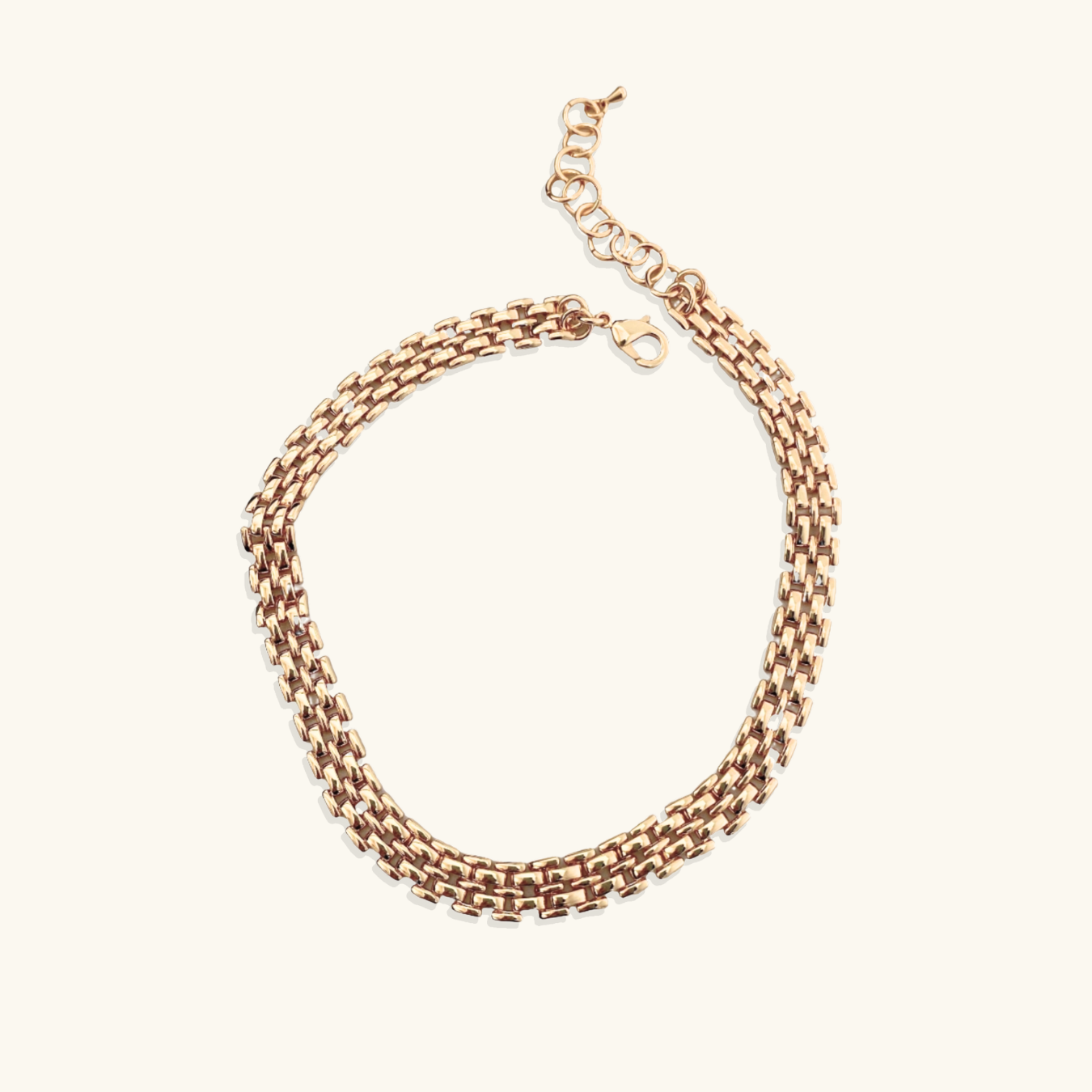 Lila Link Choker Necklace