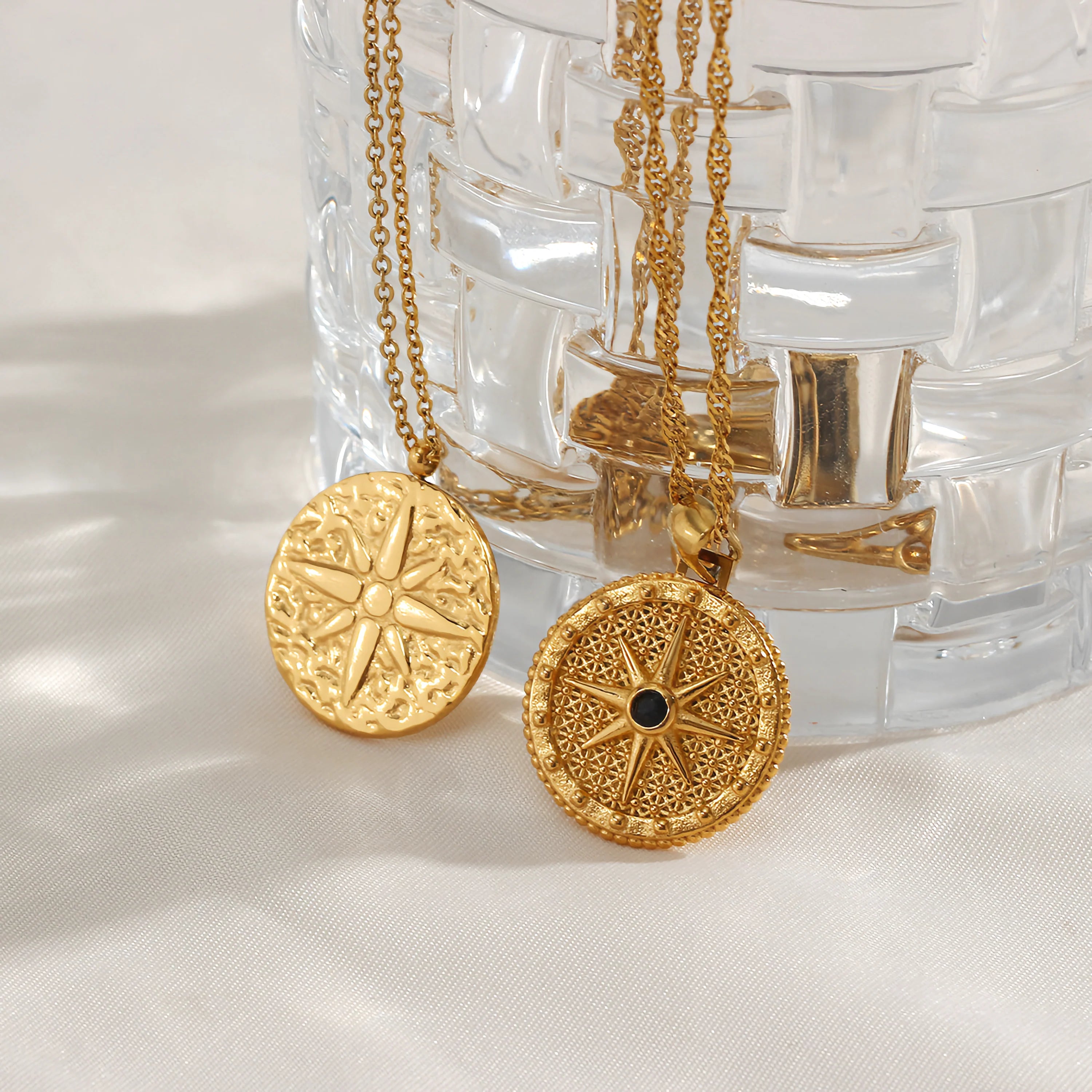 Aurora Compass Necklace