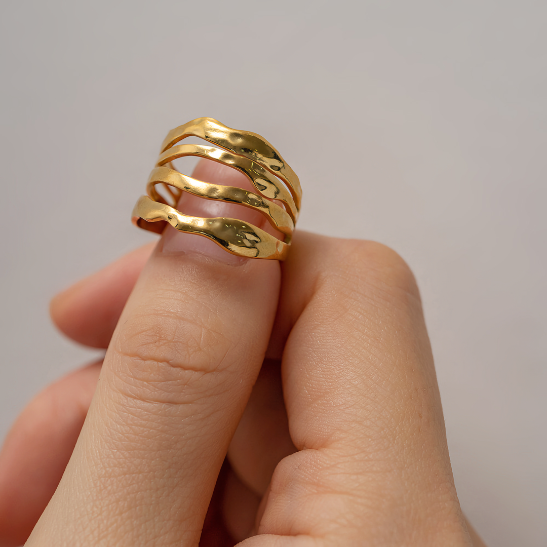 Aurora Ripple Ring