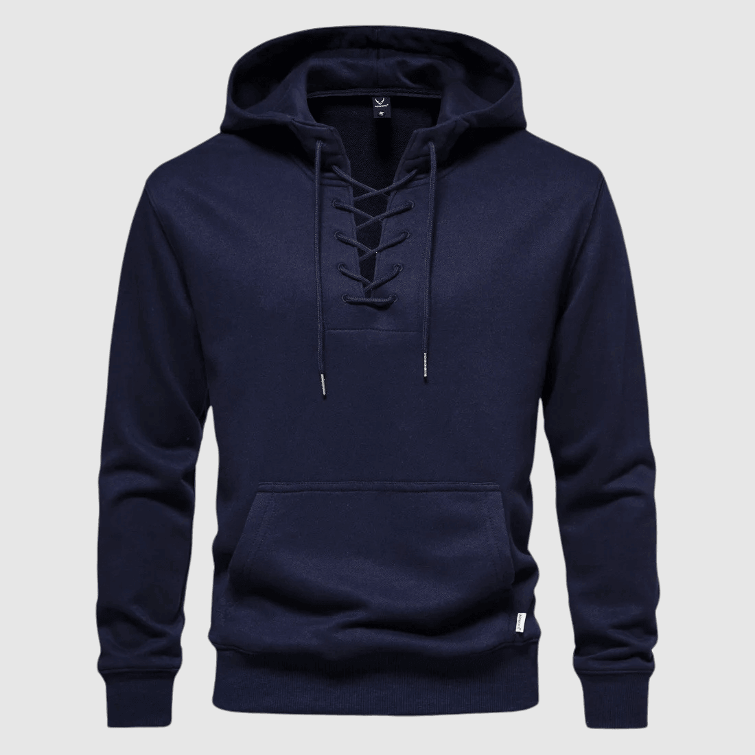 Borealis Cotton Lace-Up Hoodie