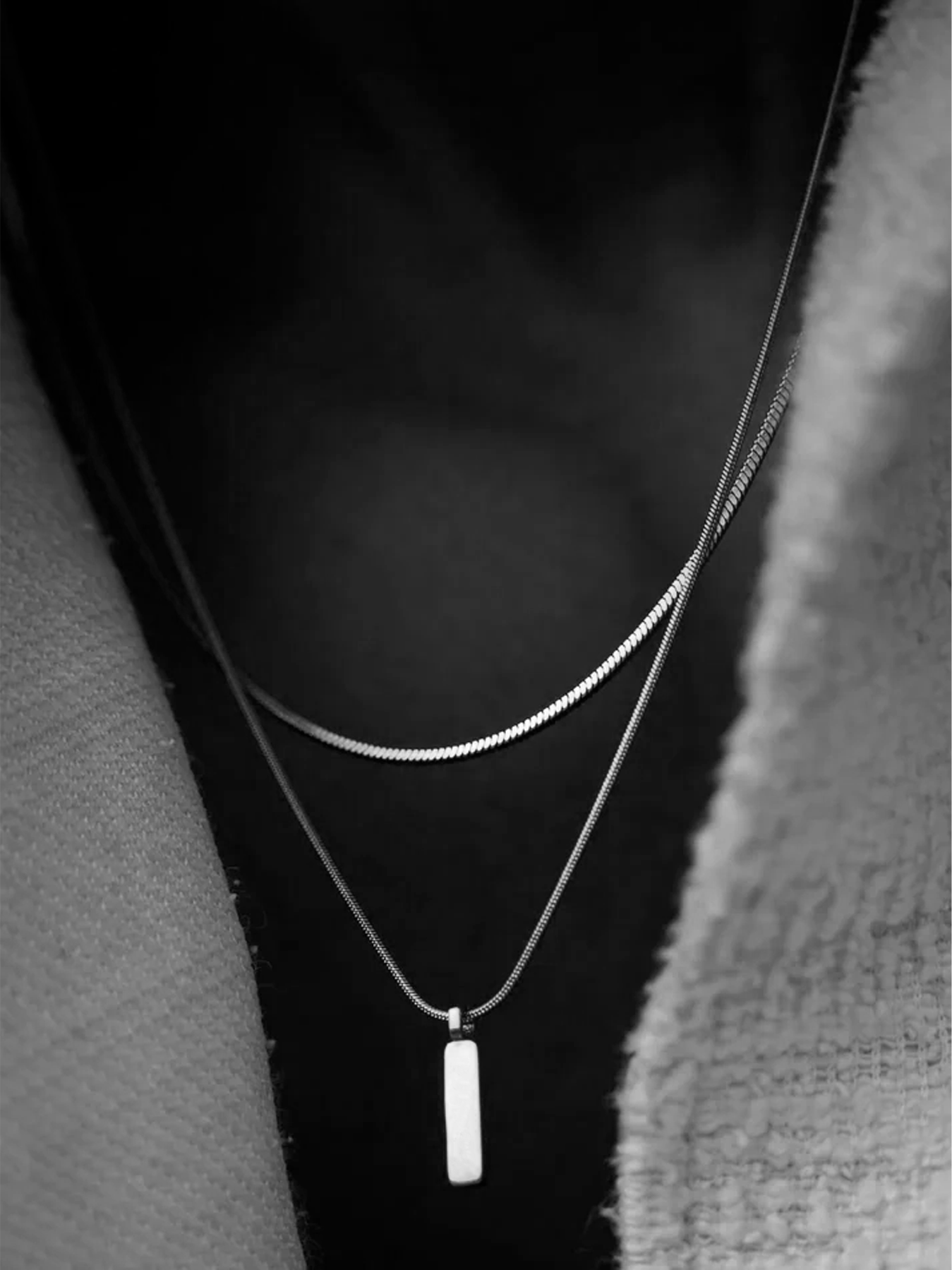 Square Pendant Necklace