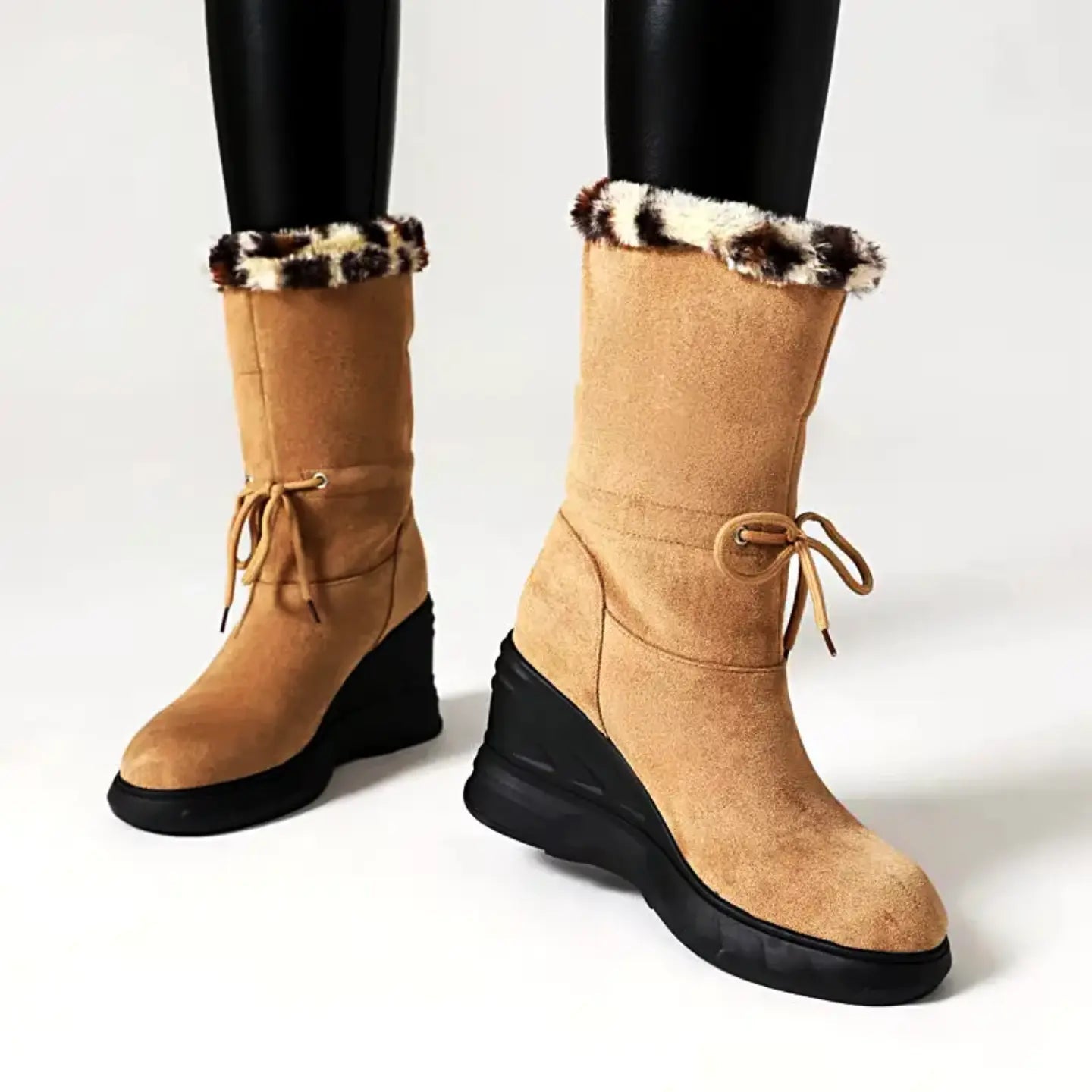 Alison H™ Leopard Foldover Boots