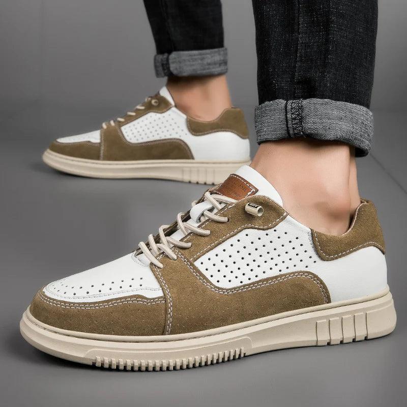 Luxury Genuine Leather Sneakers