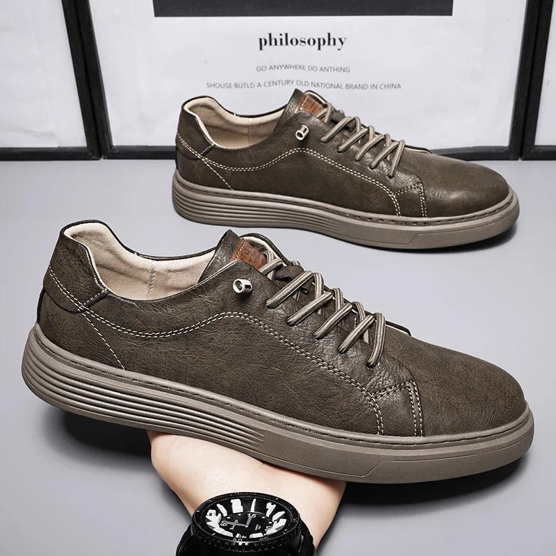 Italian Leather Casual Shoes