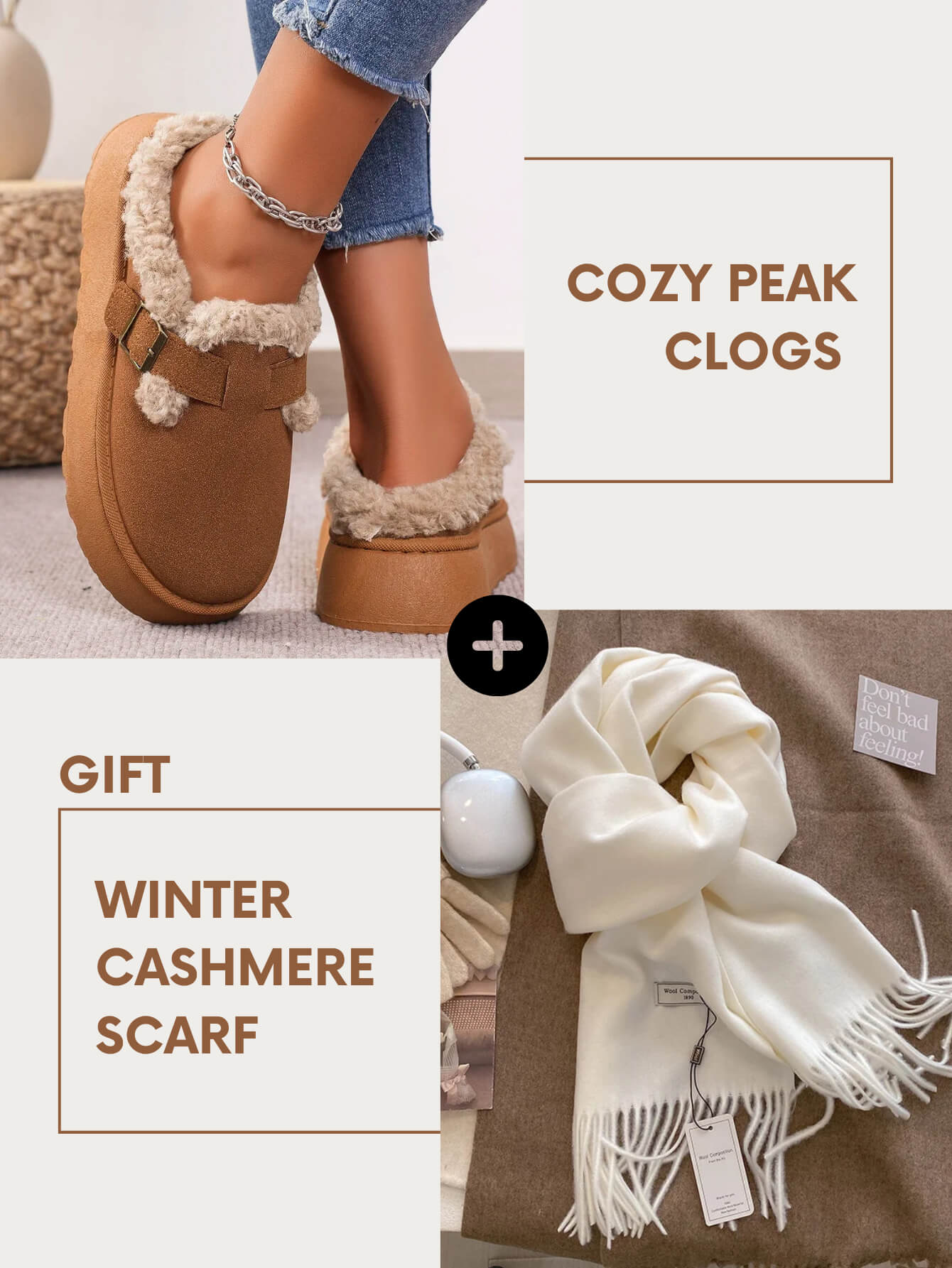 Cozy Peak Clogs + FREE GIFT