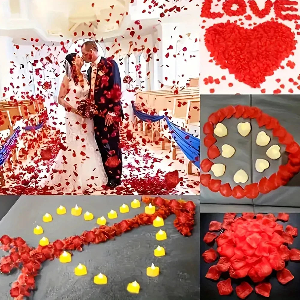 100-10000Pcs  Red Roses