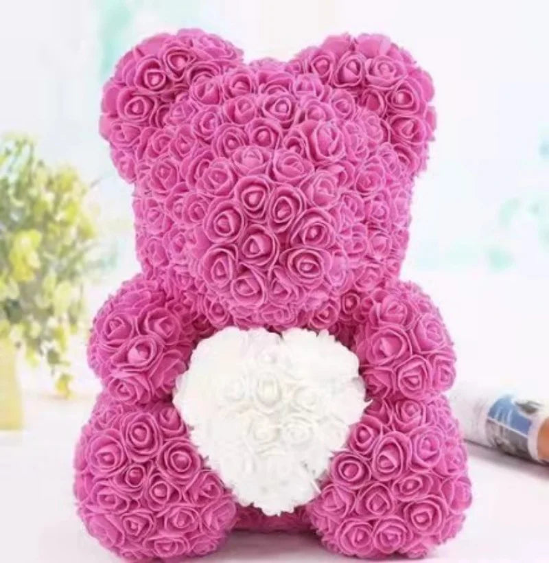 Rose Bear Romantic Creative