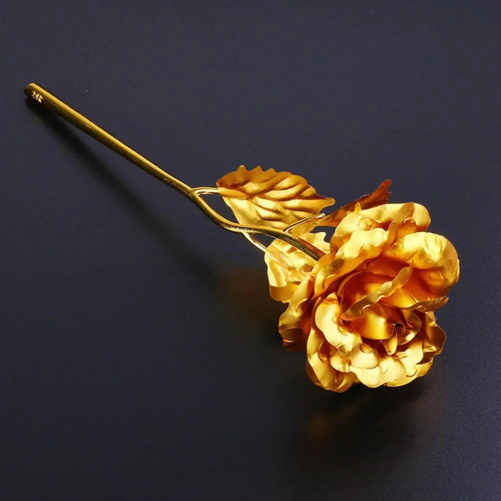 Love Gold Foil Rose