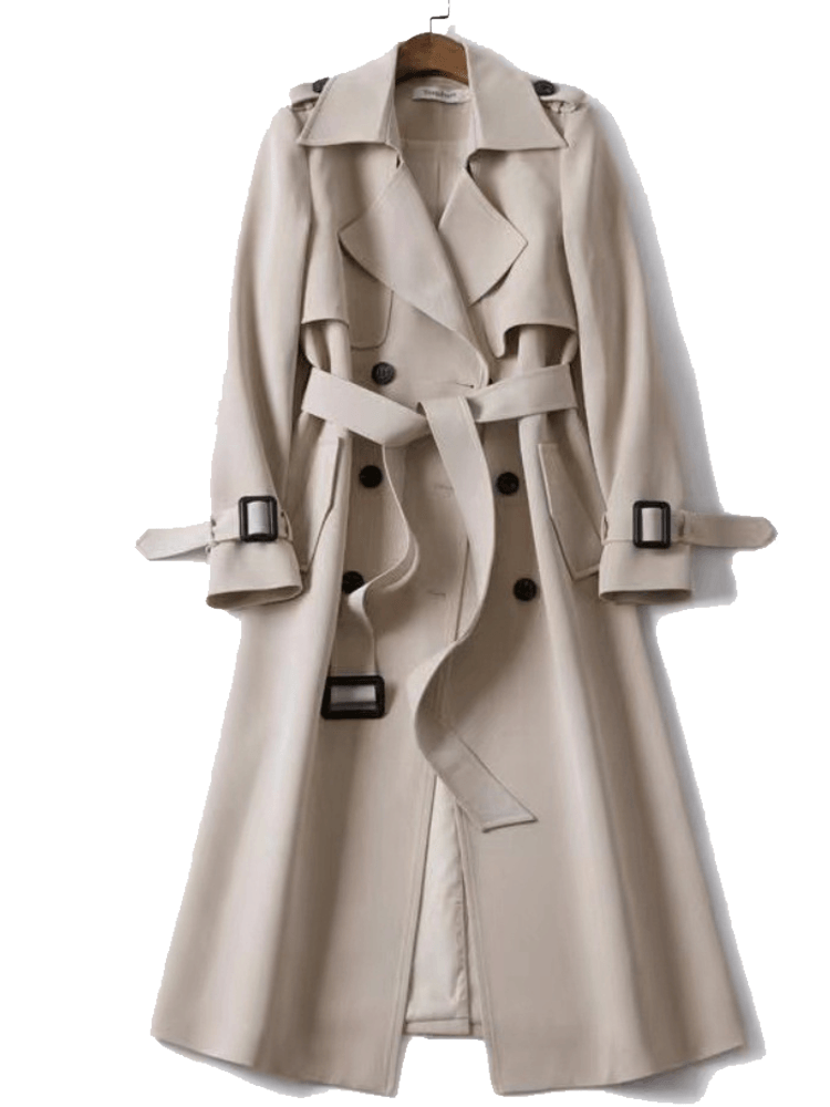 Women's long trench coat