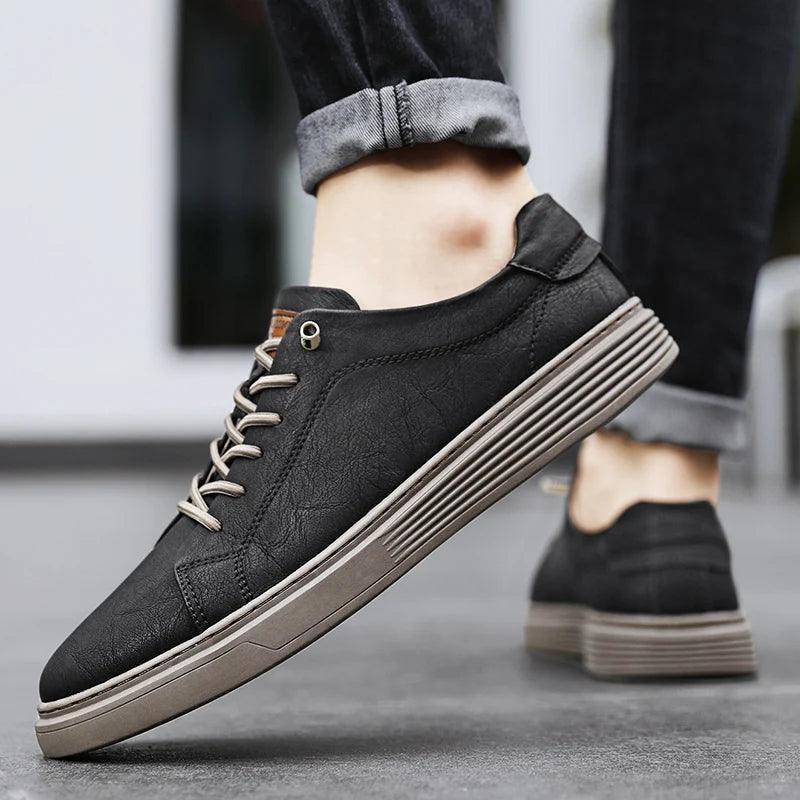 Italian Leather Casual Shoes