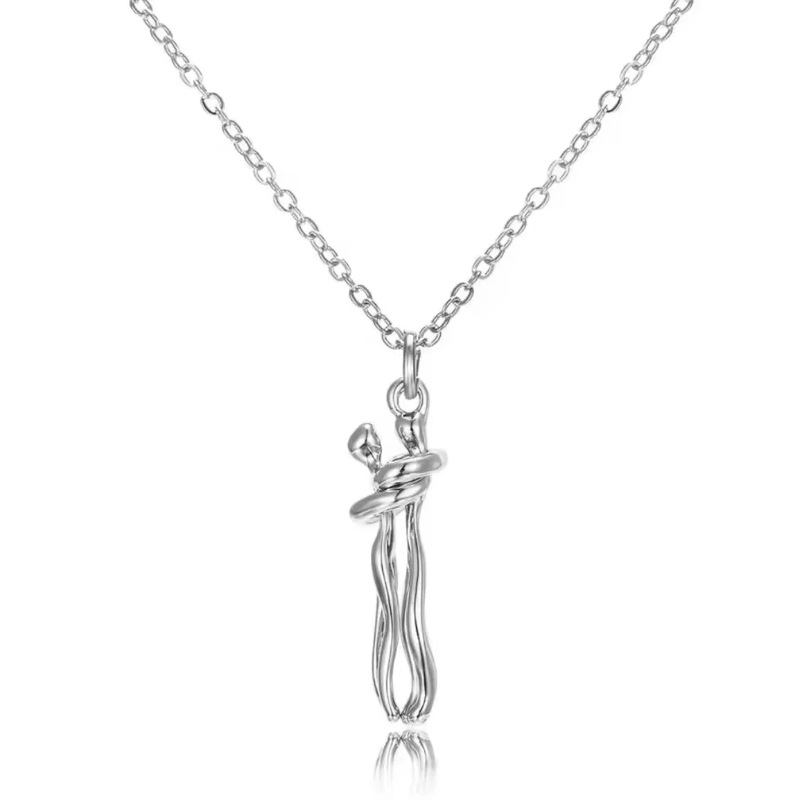 Couple's Charm Pendant Necklace