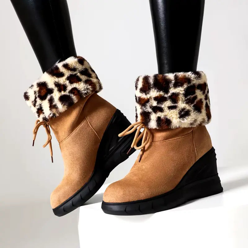 Alison H™ Leopard Foldover Boots