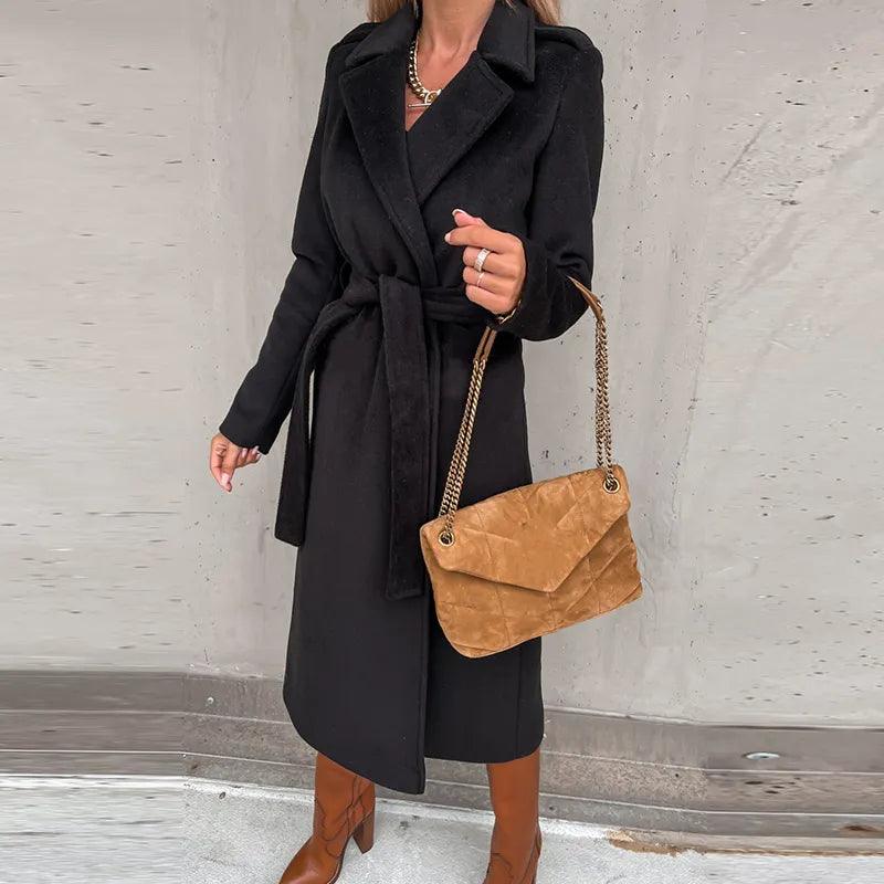 Vintage Women's Long Trench Coat