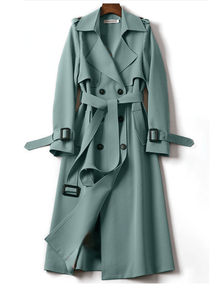 Women's long trench coat