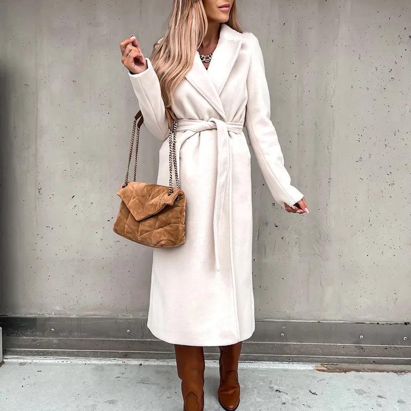 Vintage Women's Long Trench Coat