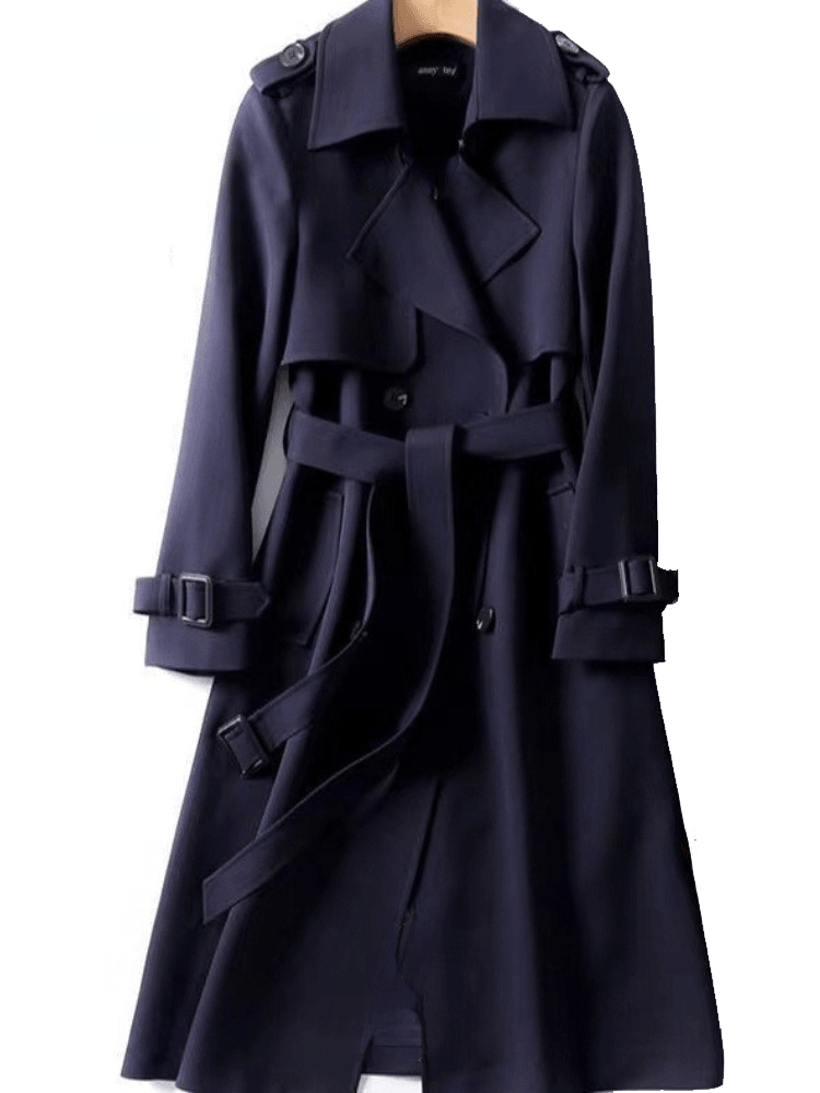 Women's long trench coat