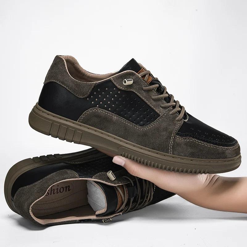 Luxury Genuine Leather Sneakers