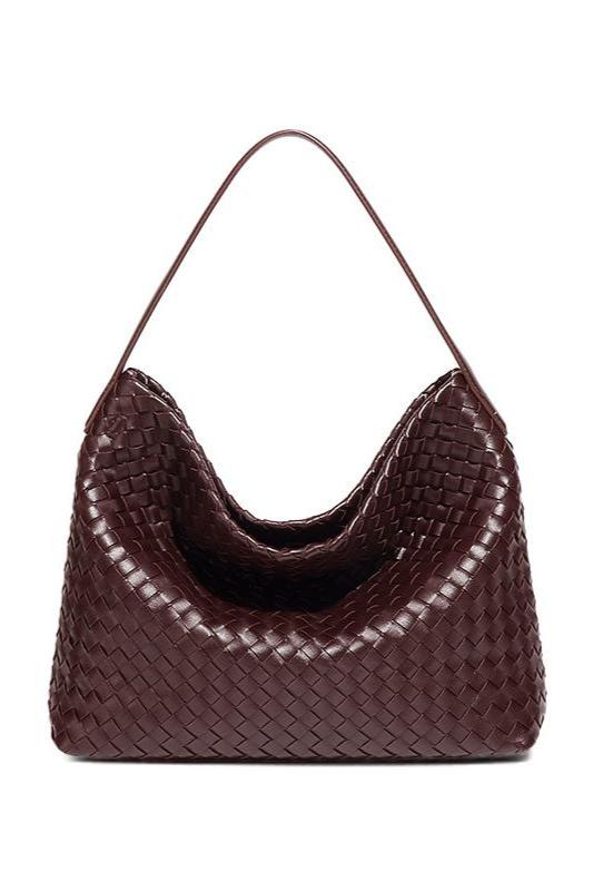 Woven Large Capacity Shoulder Crossbody Bag