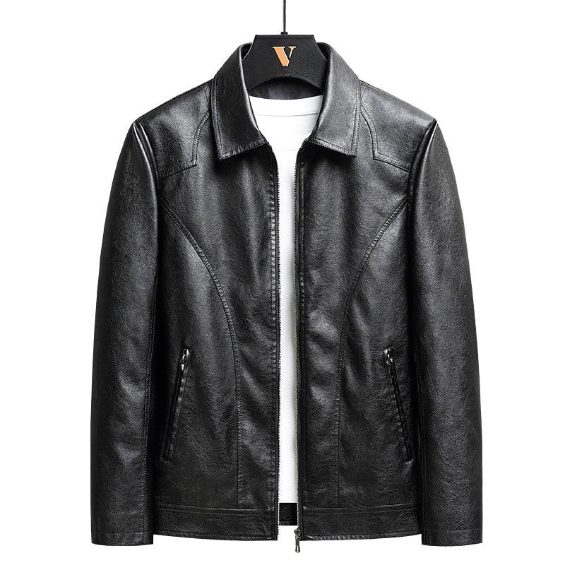 Full Zip Vintage Leather Jacket