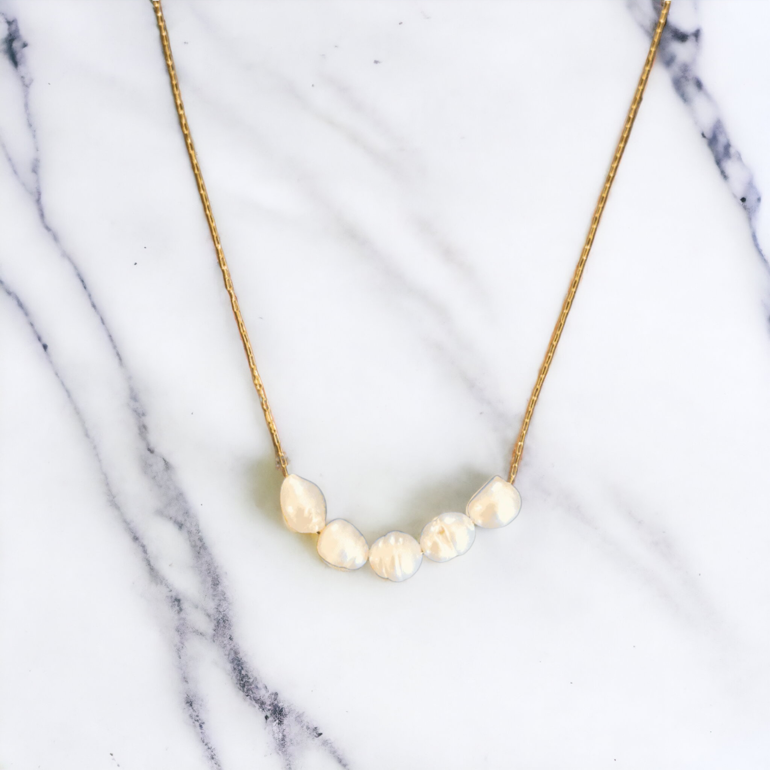 Lila Pearl Necklace