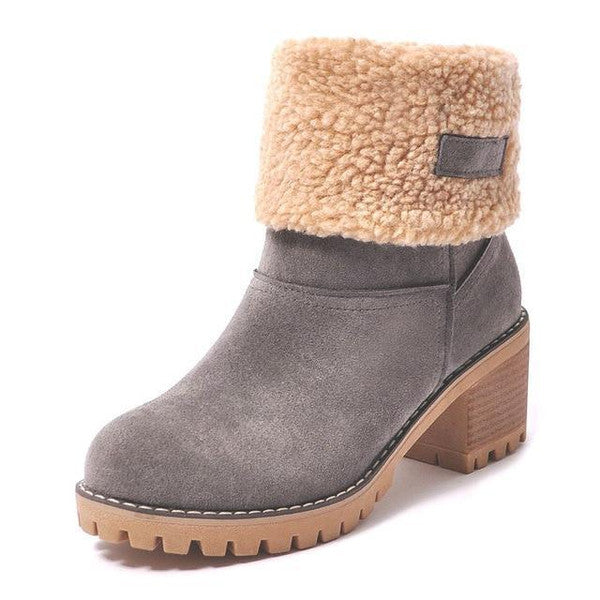 Luisa™ – Stilvolle warme Schneestiefel aus Leder