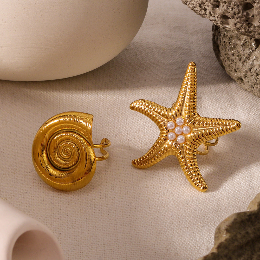 Elara Starfish Ring