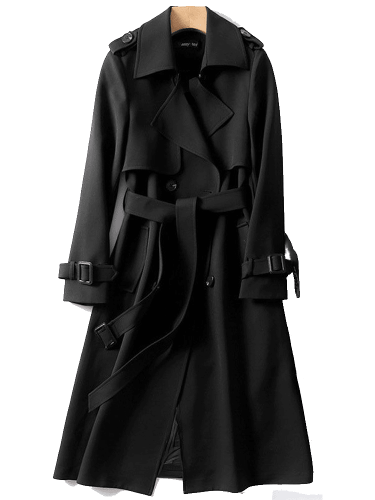 Women's long trench coat