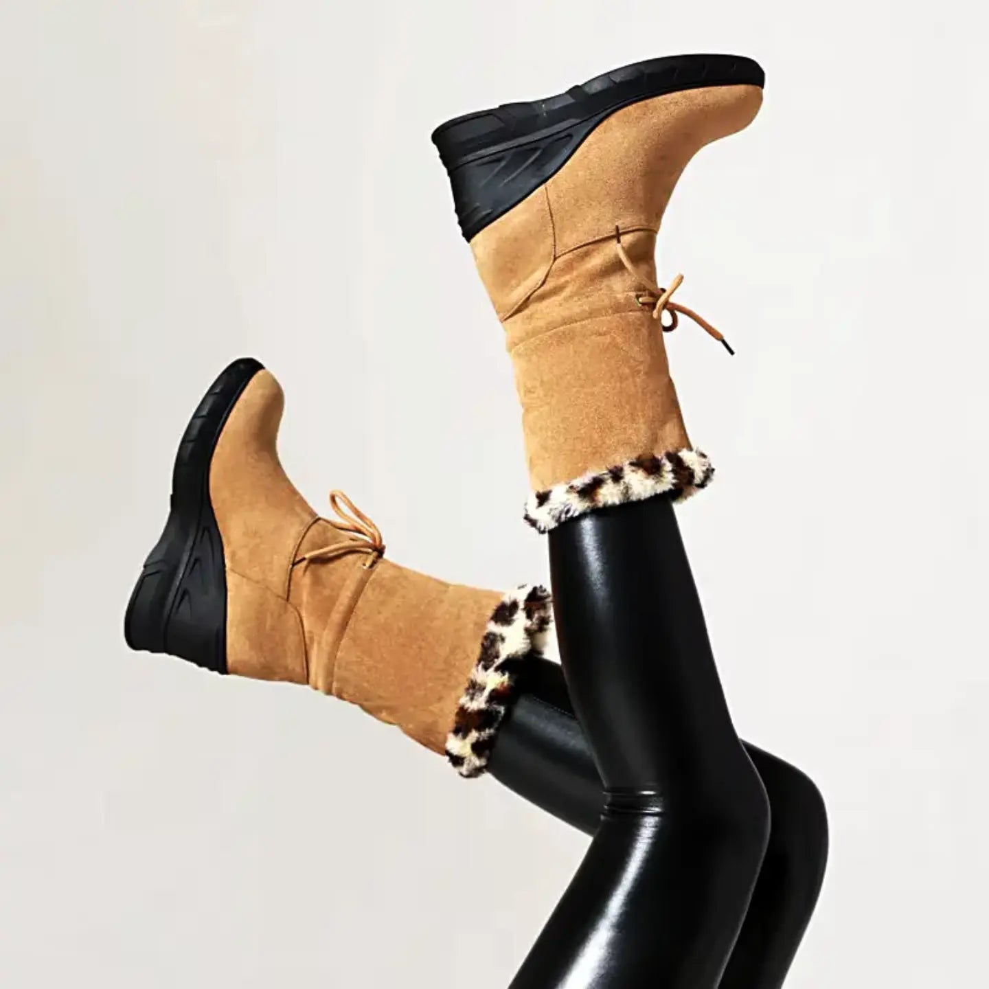 Alison H™ Leopard Foldover Boots